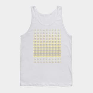 mellow grey yellow dotty Tank Top